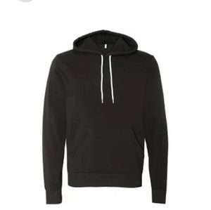 Black pullover hoodie